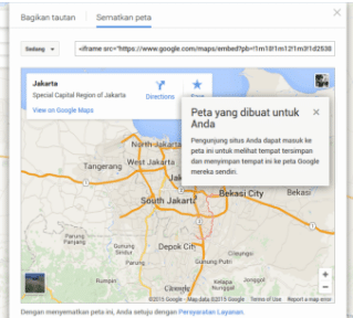 Cara Memasukkan Google Map Ke Website 6
