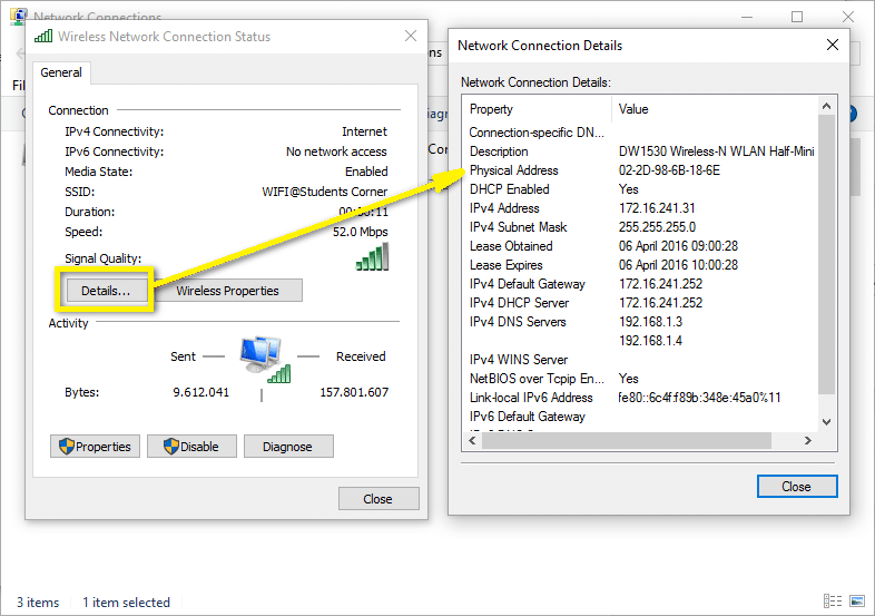 Cara Cek Mac Address Laptop Cara Cek Mac Address Laptop