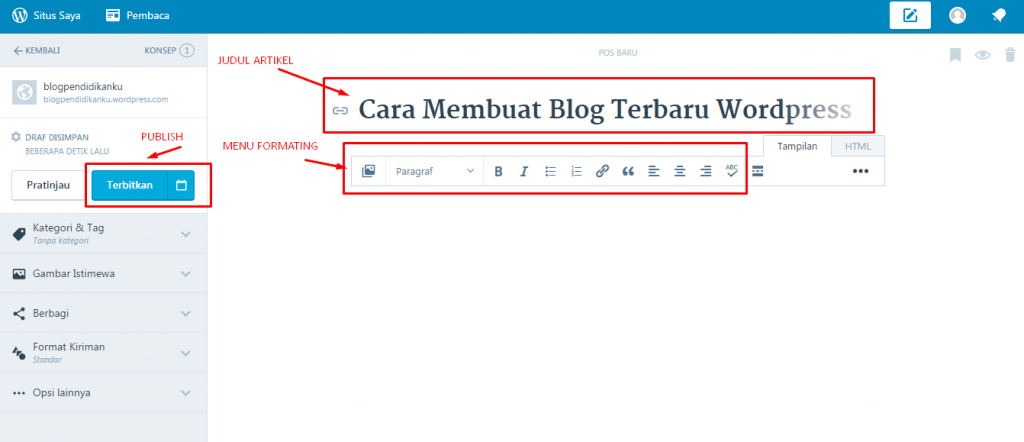 Cara Buat Blog WP 6