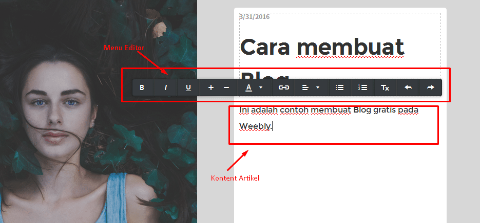 Cara membuat Blog di Weebly 11