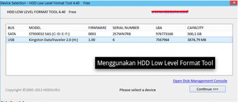 Cara Memperbaiki Flashdisk Write Protected yang Tidak Bisa di Format