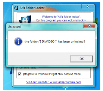 Cara Mengunci Folder Dengan Software 6