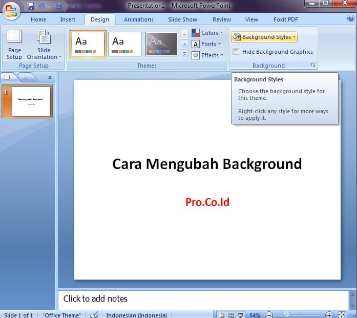 Cara Nak Letak Background Dalam Powerpoint 2016