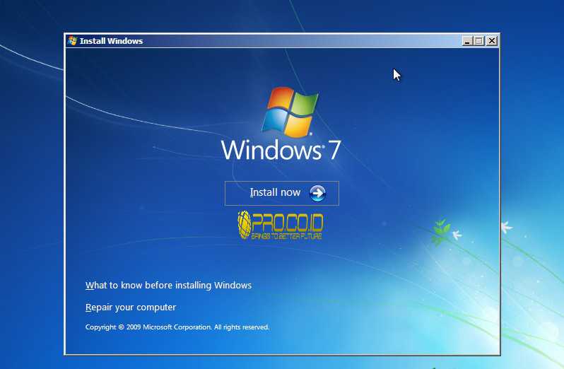 Cara Mudah Instal Windows 7 Lengkap dengan Gambar