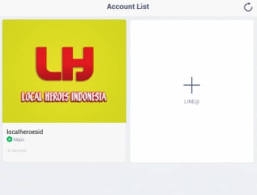 cara membuat official account line