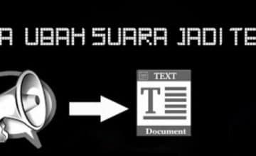 Aplikasi merubah rekaman suara menjadi teks  Pro.Co.Id