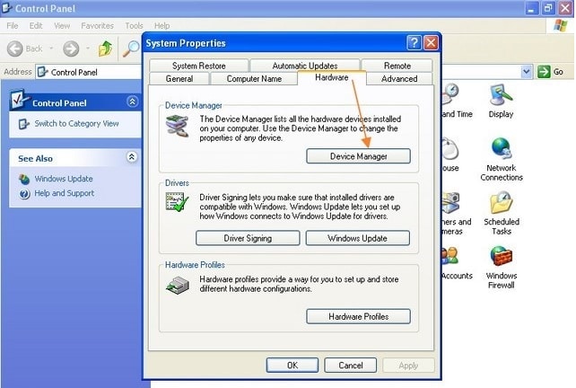 Cara Update Driver Windows XP