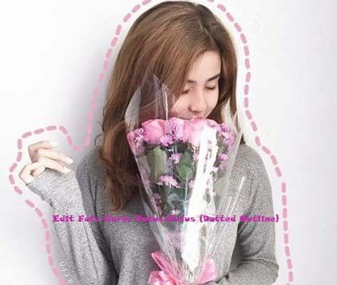 2 Cara Edit Foto Garis Putus-Putus (Dotted Outline) Dengan ...