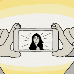 Foto Selfie Jadi Stiker Chatting