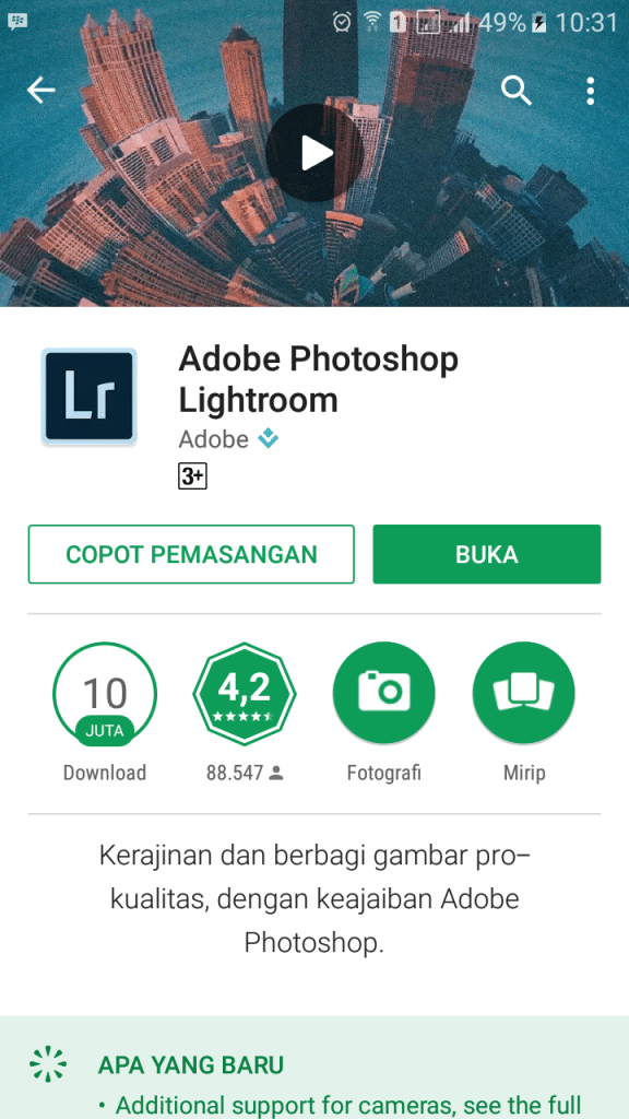 2 Cara Edit Foto Urbex di Android Dengan Lightroom dan Snapseed