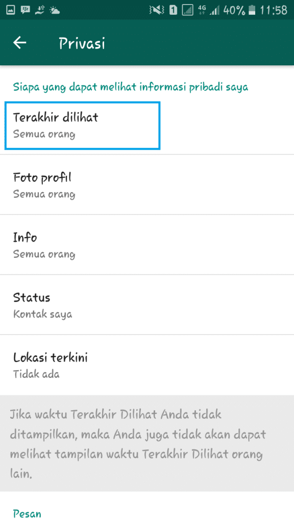 Cara Menyembunyikan Status Online Di WhatsApp, Sangat Mudah!
