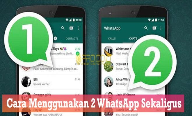 Cara memakai 2 akun whatsapp