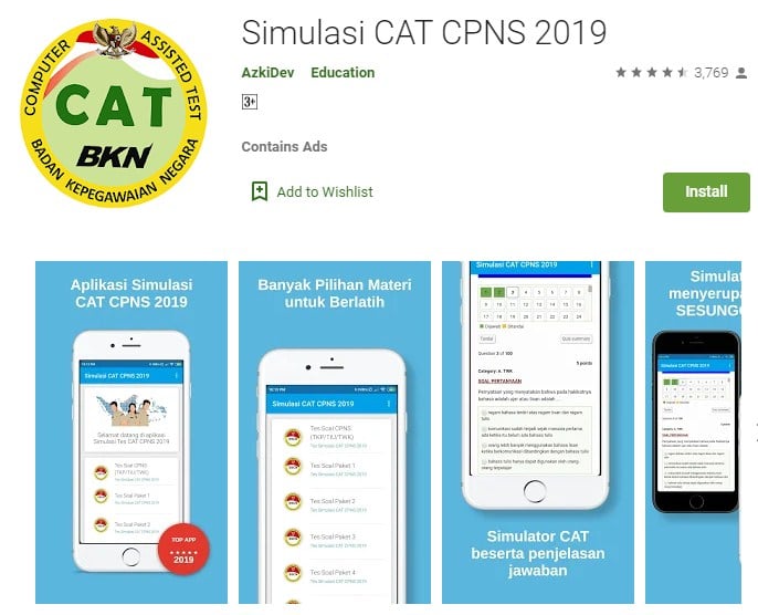 Simulasi Cpns Psikotes Online Tes Potensi Akademik