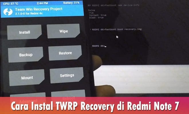 Cara Instal Twrp Recovery Di Redmi Note 7 Levender Paling Mudah Pro Co Id